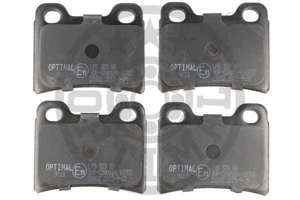 Комплект тормозных колодок, диско 9813 OPTIMAL