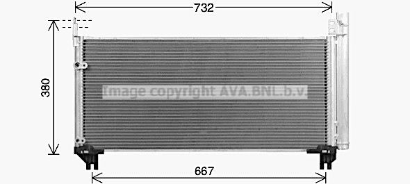 Радиатор, охлаждение двигател TO2144 AVA