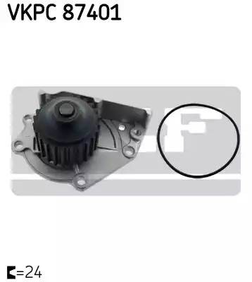 Водяной насос VKPC87401 SKF