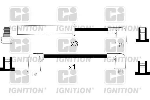 Ккомплект проводов зажигания XC675 QUINTON HAZELL