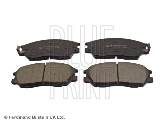 Комплект тормозных колодок, диско ADG04272 BLUE PRINT