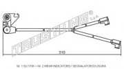 Сигнализатор, износ тормозных колодок SU170K TRUSTING
