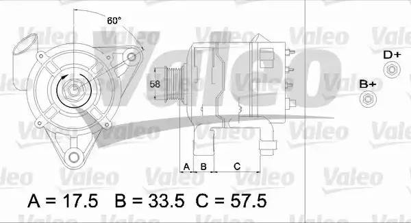 Генератор 437215 VALEO PHC
