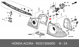 Деталь 90321S06000 HONDA