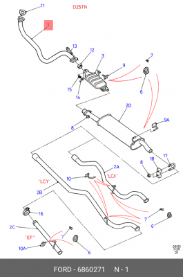 Деталь 6 860 271 FORD