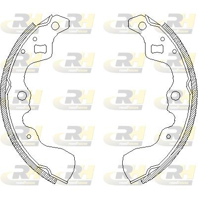 Комплект тормозных колодок 413200 ROADHOUSE