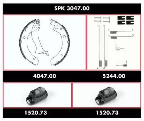 Комплект тормозных колодок SPK 3047.00 REMSA