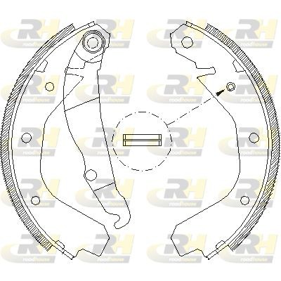 Комплект тормозных колодок 408800 ROADHOUSE