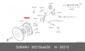 Сцепление (комплект) 30210AA630 SUBARU