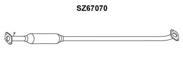 Предглушитель выхлопных газов SZ67070 VENEPORTE