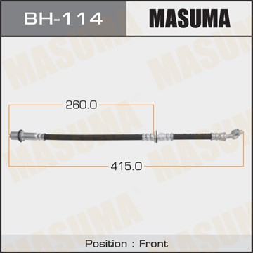 Шланг тормозной BH114 MASUMA
