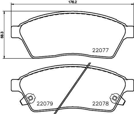 Конденсатор, кондиционер 8FC 351 037-161 HELLA