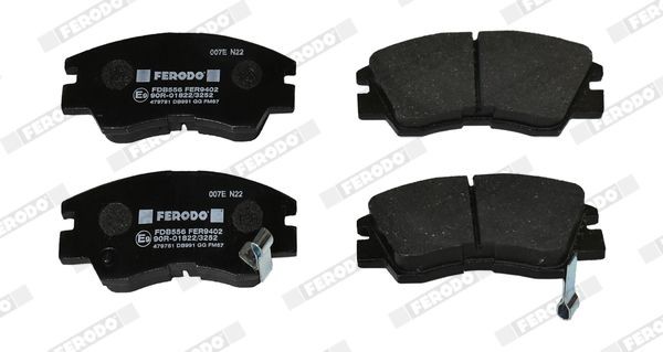 Комплект тормозных колодок, диско FDB556 FERODO