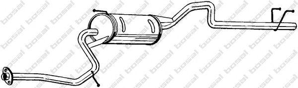 Глушитель выхлопных газов конечный 285043 BOSAL