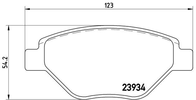 Комплект тормозных колодок, диско P68031 BREMBO