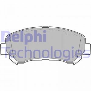 Комплект тормозных колодок, диско LP2031 DELPHI