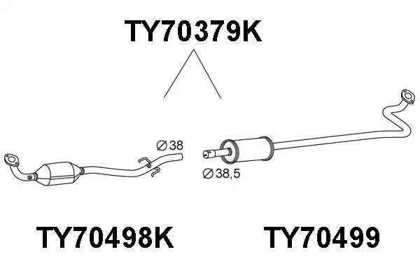 Катализатор TY70379K VENEPORTE
