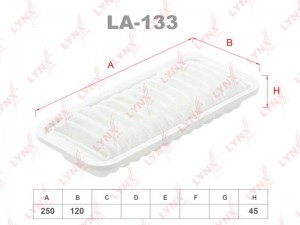 Фильтр воздушный LA-133 LYNXAUTO