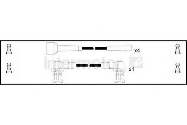 Ккомплект проводов зажигания 73162 STANDARD