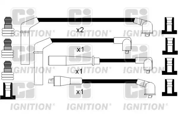 Ккомплект проводов зажигания XC862 QUINTON HAZELL