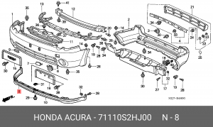 Деталь 71110S2HJ00 HONDA