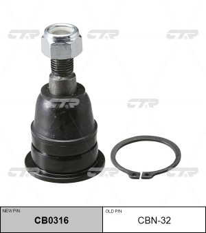 Опора шаровая подвески CBN-32 CTR