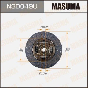 Диск сцепления NSD049U MASUMA