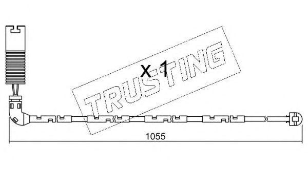 Сигнализатор, износ тормозных колодок SU.196 TRUSTING