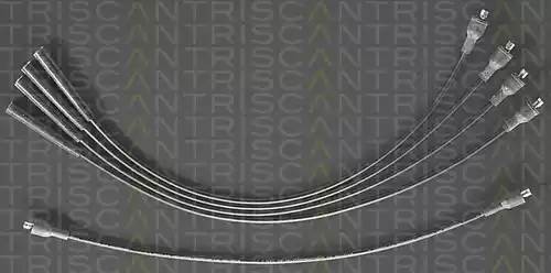 Ккомплект проводов зажигания 88607272 TRISCAN