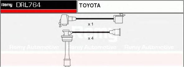 Ккомплект проводов зажигания DRL764 DELCO REMY