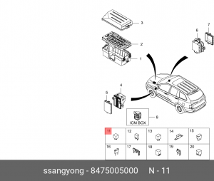 Деталь 8475005000 SSANG YONG