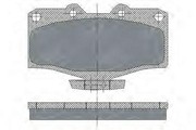 Комплект тормозных колодок, диско SP160 SCT