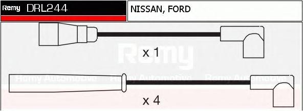 Ккомплект проводов зажигания DRL244 DELCO REMY