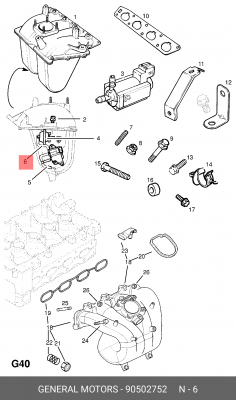 Карбюратор 90502752 GENERAL MOTORS