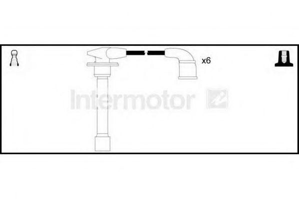 Ккомплект проводов зажигания 76058 STANDARD