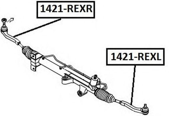 Наконечник рулевой тяги 1421-REXR ASVA