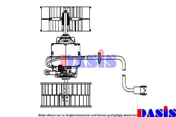 вентилятор салона 742080N AKS DASIS