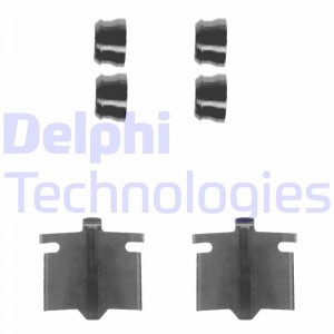 Комплектующие, колодки дискового тормоза LX0082 DELPHI