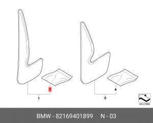 Деталь 82 16 9 401 899 BMW