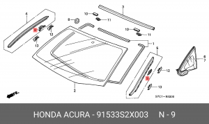 Деталь 91533S2X003 HONDA