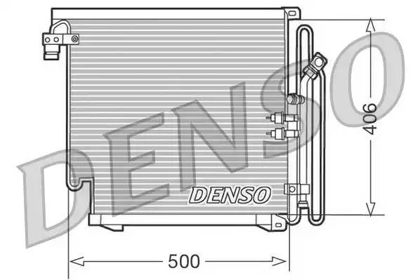 Конденсатор, кондиционер DCN02010 DENSO