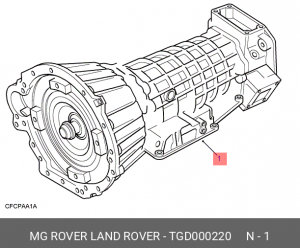 Автоматическая коробка передач TGD000220 LAND ROVER
