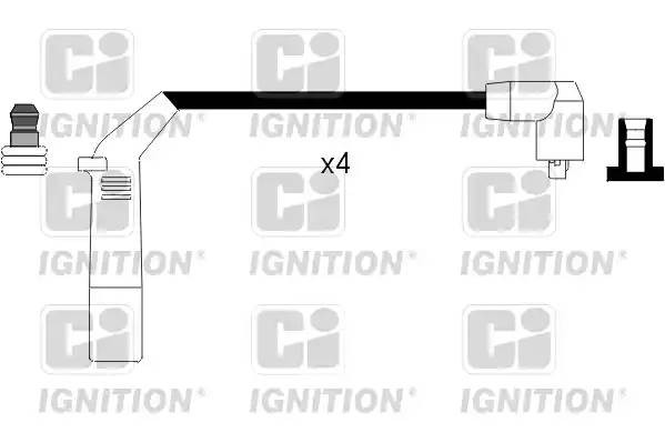 Ккомплект проводов зажигания XC808 QUINTON HAZELL