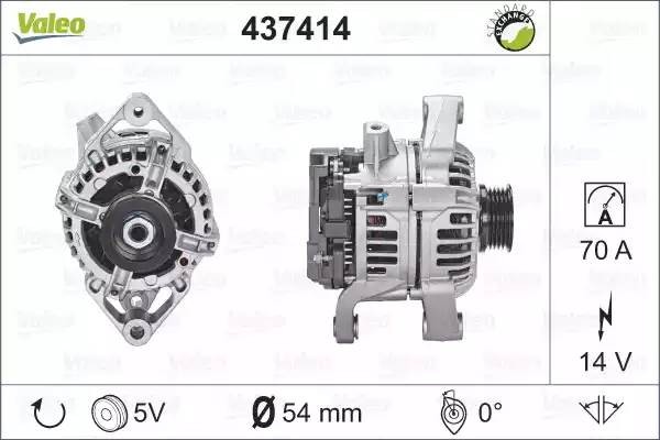 Генератор 437414 VALEO PHC