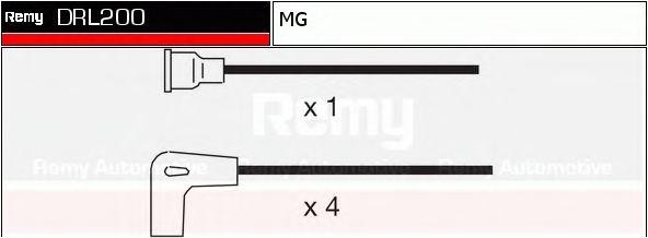 Ккомплект проводов зажигания DRL200 DELCO REMY