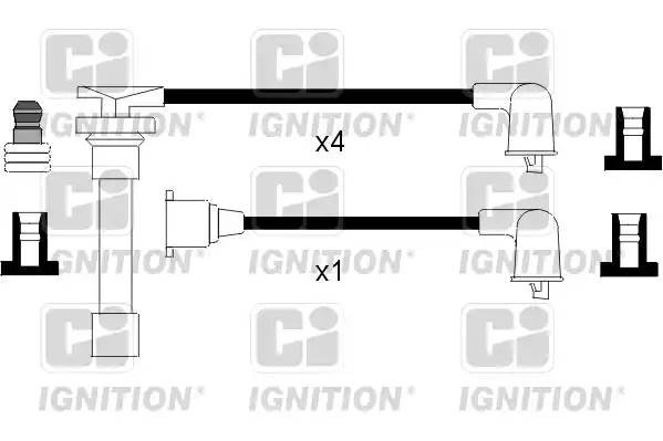 Ккомплект проводов зажигания XC1109 QUINTON HAZELL