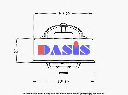 Термостат, охлаждающая жидкость 750416N AKS DASIS