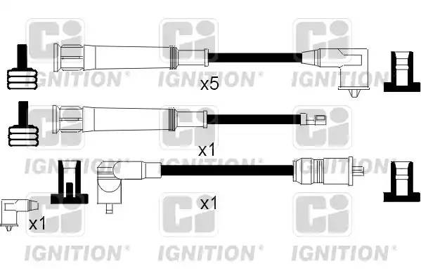 Ккомплект проводов зажигания XC1017 QUINTON HAZELL
