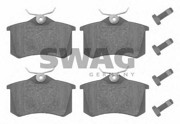 Комплект тормозных колодок, диско 30916344 SWAG