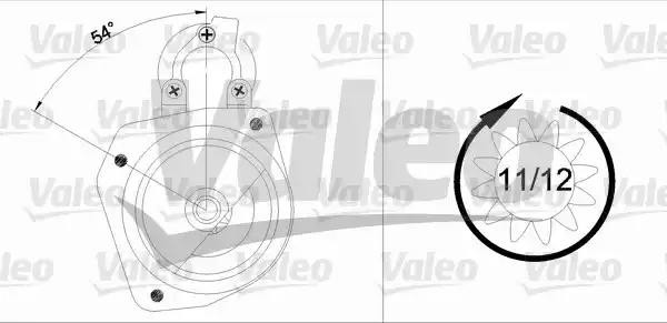 Стартер 433326 VALEO PHC